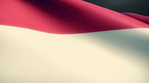 Indonesia Flag Animation Loop Stock Footage 38005963