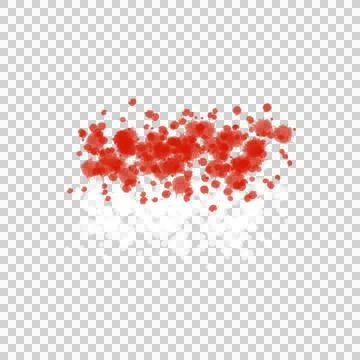 Indonesia Flag Cloud Splatter Paint Bubble Element? Stock Illustration