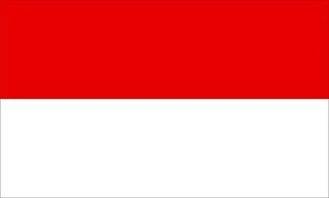 Indonesia Flag Design Stock Illustration