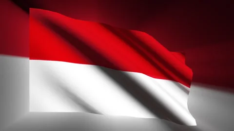 Indonesia Flag Stock Footage 922035