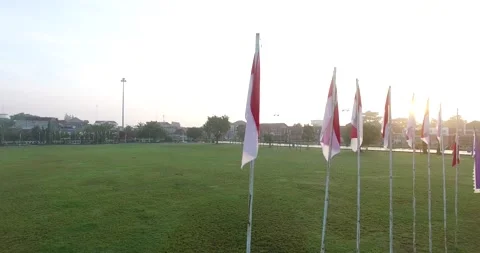 Indonesia Flag Vídeos de archivo 151733290