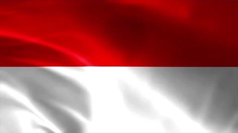 Indonesia Flag Stock Footage 262499891