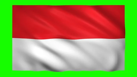 Indonesia Flag On Green Screen For Chrom Stock Video Pond5 Indonesia Flag On Green Screen For Chrom Stock Video Pond5