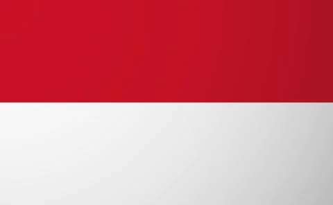 Indonesia flag イラスト素材