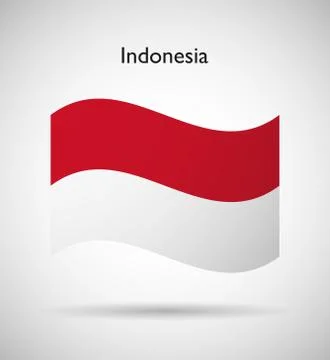 Indonesia flag Stock-Illustration