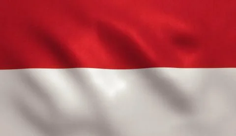 Indonesia Flag Stock Illustration