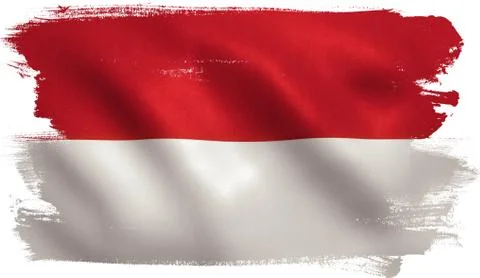 Indonesia Flag Stock Illustration