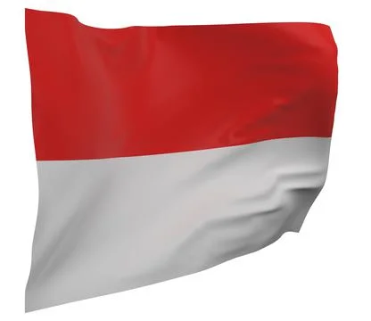 Indonesia flag isolated Stock Illustration