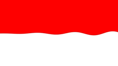 Indonesia Flag Waving Loop Background for Independence Day Celebration. Stock Footage 340813141