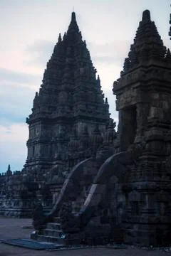 Indonesia, Java, Parambanan Hindu temple complex Stock Photos