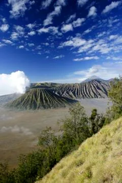 Indonesia, Java, Volcanos Bromo, Batok and Semeru Photos