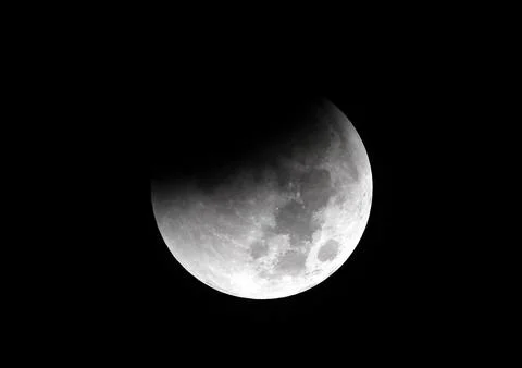 Indonesia Lunar Eclipse - Jun 2011 Stock Photos