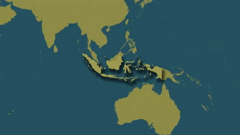 Indonesia map - glide. Shadow. Pattern. Stock Footage 148401101