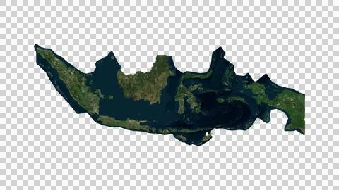 Indonesia Map Stock Illustration