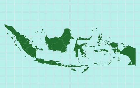 Indonesia Map illustration EPS Vector Stock-Illustration