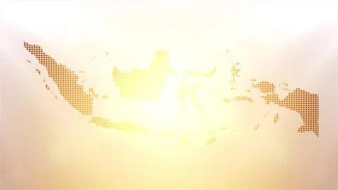Indonesia Map Opener Stock Footage 247892135