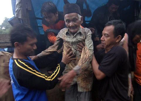 Indonesia Merapi Eruption - Oct 2010 Stock-Fotos