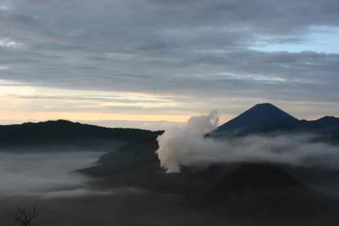 Indonesia mount bromo Foto stock