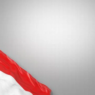 Indonesia - national flag and gradient background - square format - 3D illu.. Illustrazione stock