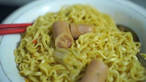 Indonesia noodles Stock Footage 218429226
