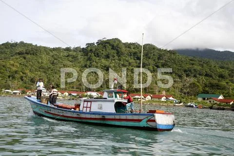 Indonesia pulo aceh years after the tsunami by Stock Photos