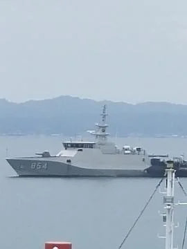 Indonesia ship war 库存照片