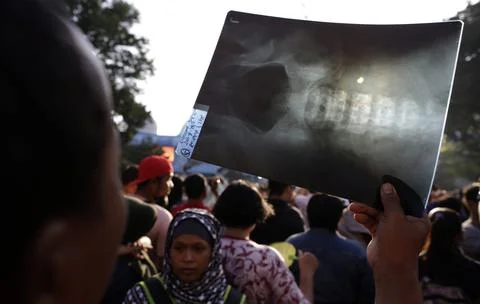 Indonesia Solar Eclipse - Mar 2016 Fotos Stock