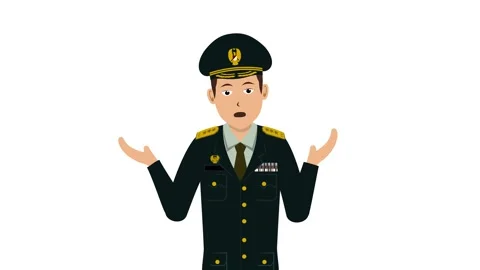 Indonesia Soldier Lipsync Presentation Animation Video Stock Footage 292482027