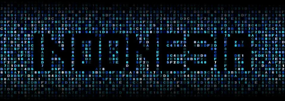 Indonesia text on hex code illustration Stock Illustration