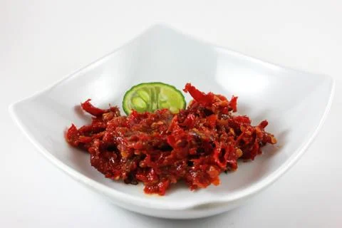 Indonesia Traditional Terasi Sauce Stock Photos