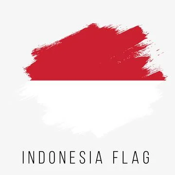 Indonesia Vector Flag. Indonesia Flag for Independence Day Stock Illustration
