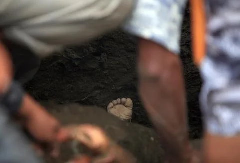 Indonesia West Java Earthquake -  03 Sep 2009 Foto stock