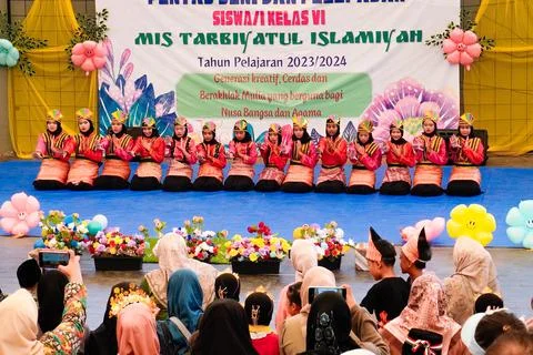 Indonesian Acehnese dance Stock Photos