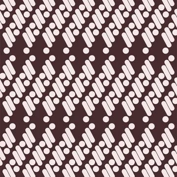 Indonesian batik fabric texture vector background design template Stock Illustration
