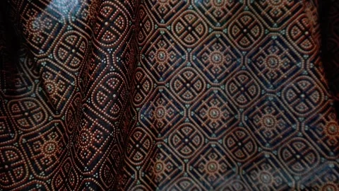 Indonesian batik Video stock 285575643