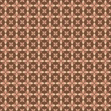 Indonesian batik seamless pattern with various motif javanese traditional cul Stock Illustration