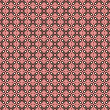 Indonesian batik seamless pattern with various motif javanese traditional cul Ilustración de archivo