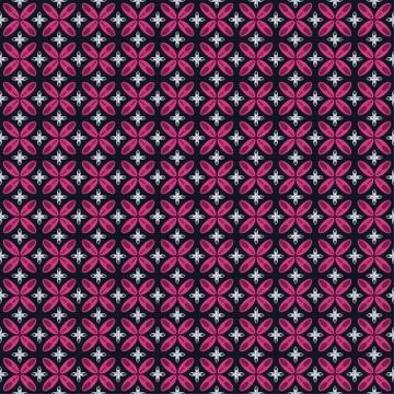 Indonesian batik seamless pattern with various motif javanese traditional cul Ilustración de archivo