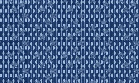Indonesian batik seamless pattern vector Illustrazione stock