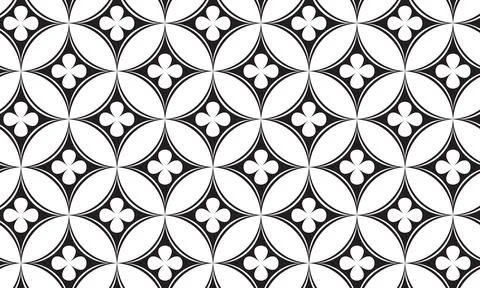 Indonesian batik seamless pattern vector. Stock Illustration