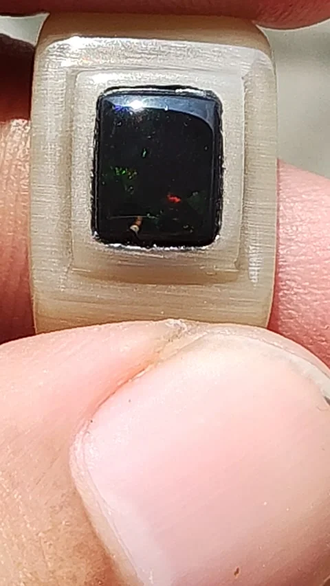 Indonesian black opal Stock Footage 210699308