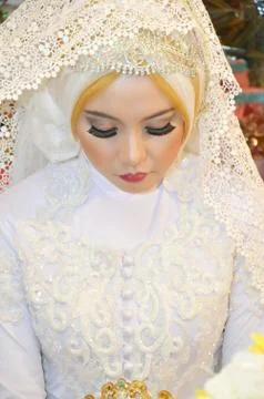 Indonesian bride Stock Photos