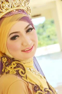 Indonesian bride Stock Photos