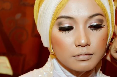 Indonesian bride Stock Photos