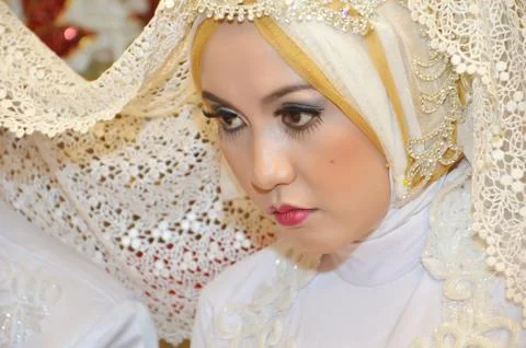 Indonesian bride Stock Photos