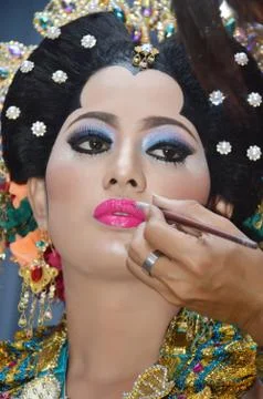 Indonesian bride Stock Photos