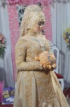 Indonesian bride Stock Photos