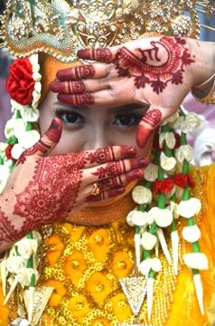 Indonesian Bride Fotos Stock