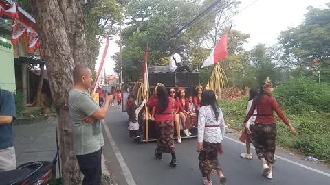 Indonesian Carnival Stock Footage 282660860