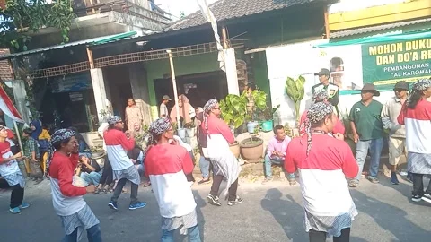Indonesian Carnival Stock Footage 282660871